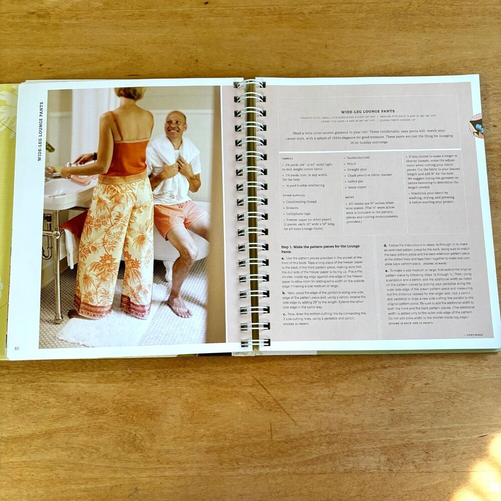 Amy Butler's In Stitches Sewing Projects Book Patterns Included Spiral Bound - Picture 9 of 12